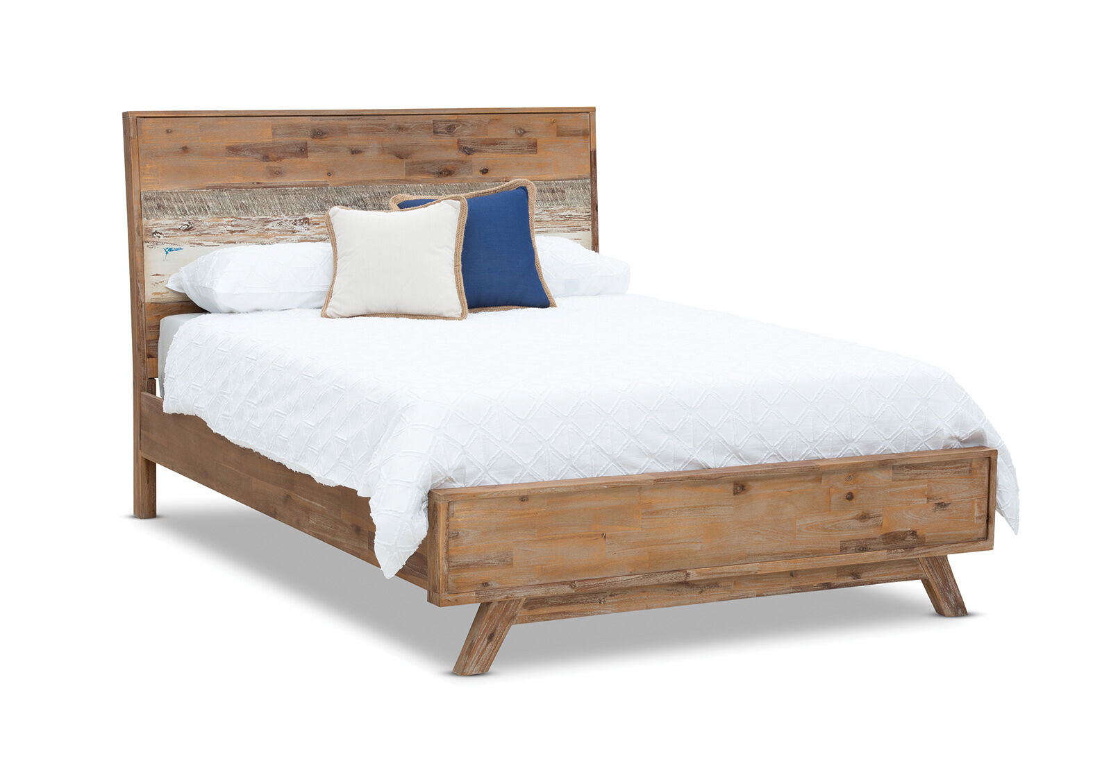 PEWTER BOATWOOD Queen Bed Amart Furniture