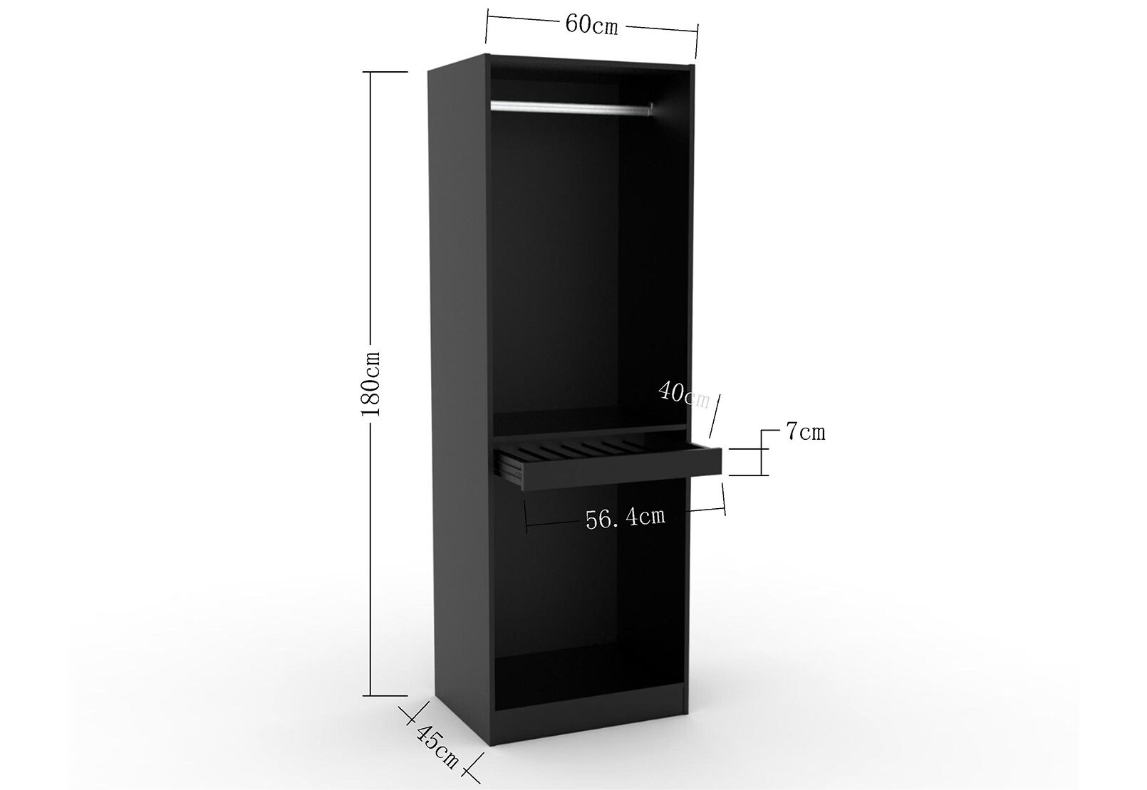 HOWARD - Short Hanging Wardrobe HOWARD