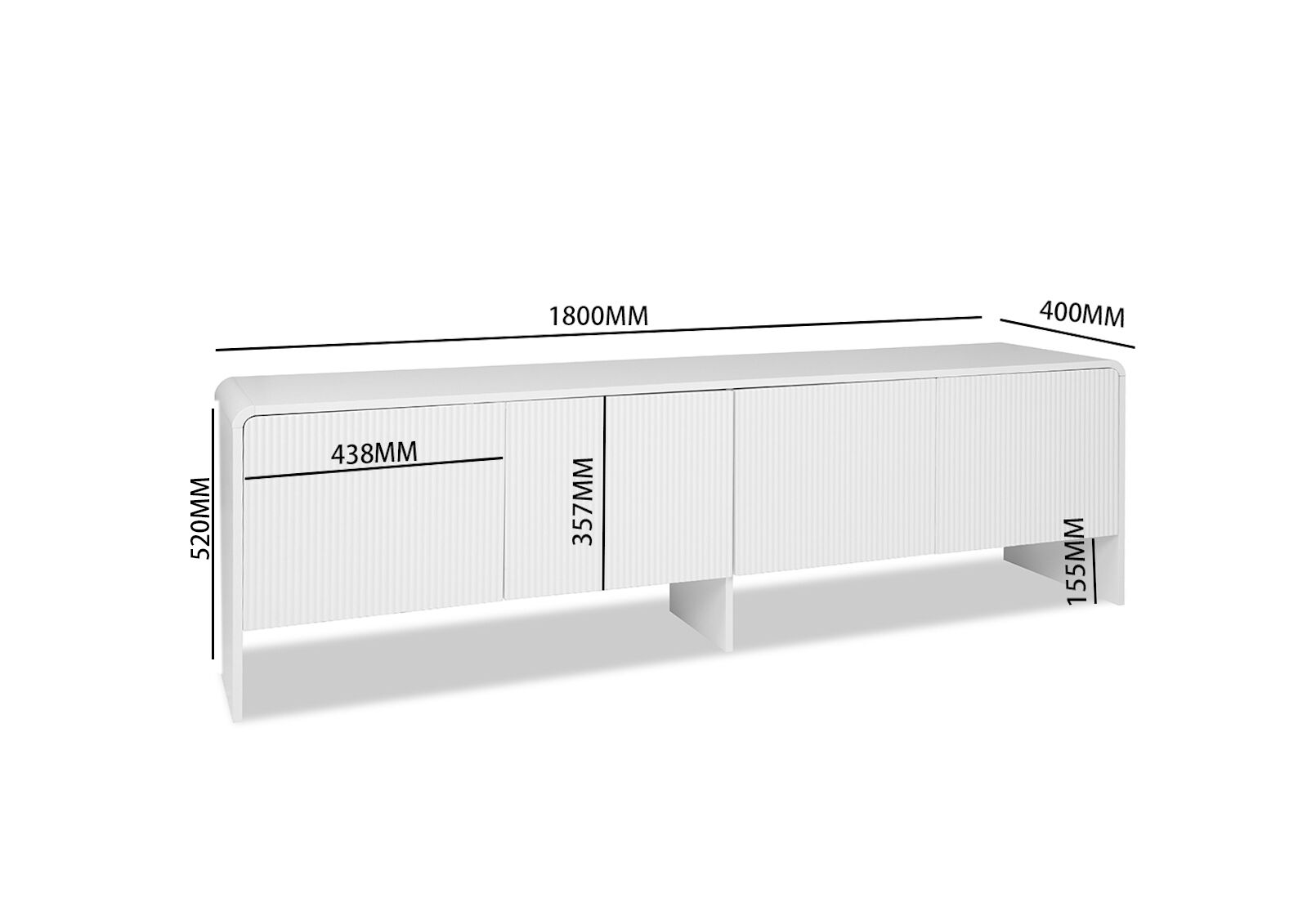 PALMEA - 4 Door Entertainment Unit PALMEA