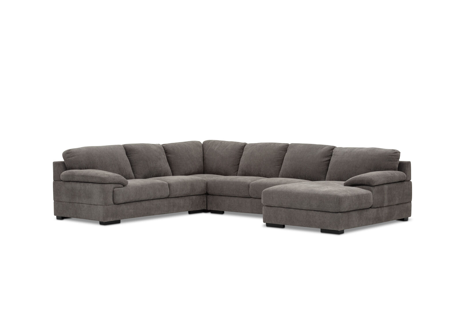 CANDACE FABRIC - 6 Seater Corner RHF Chaise CANDACE FABRIC
