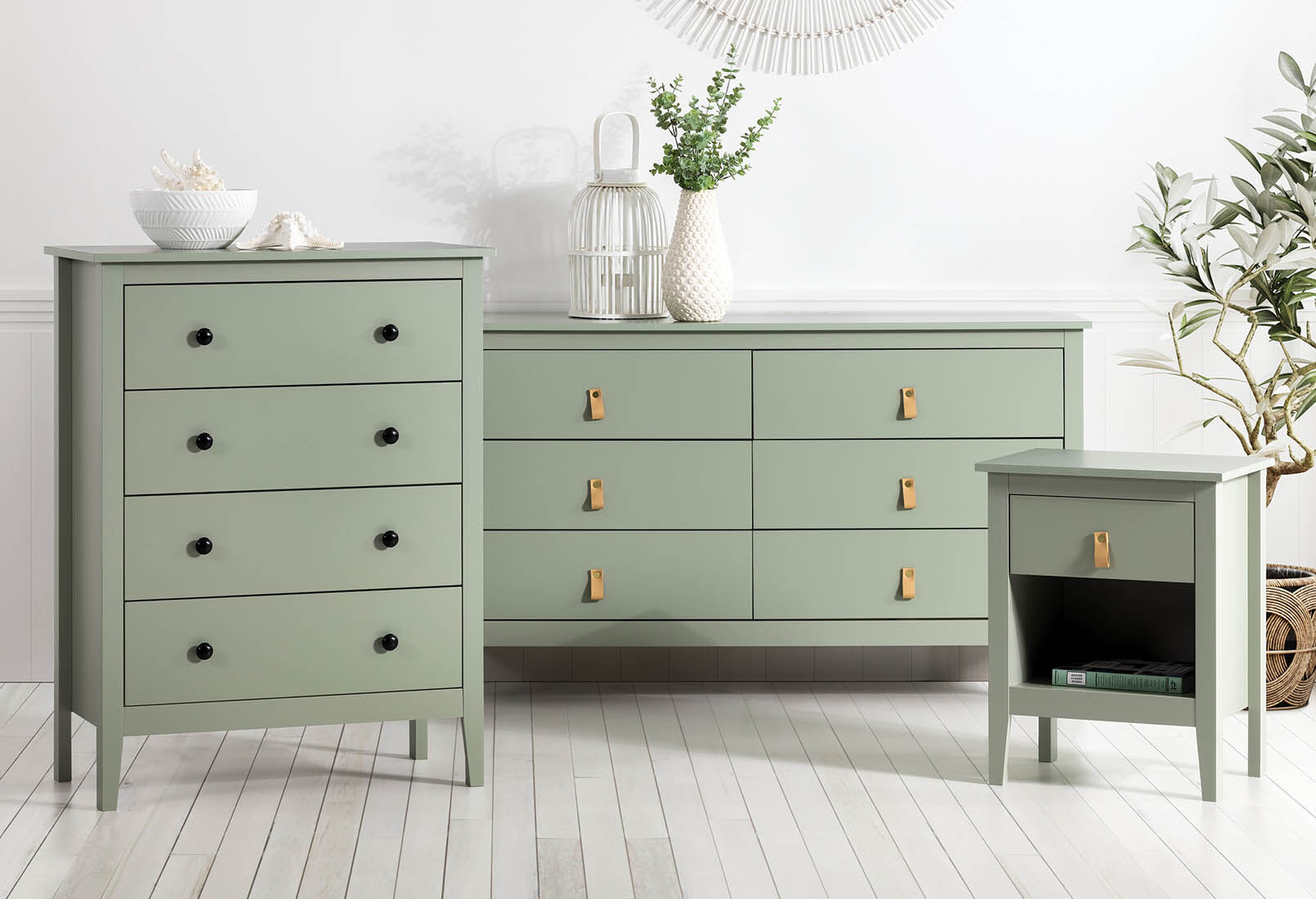 STANFORD - Olive Green Dresser STANFORD