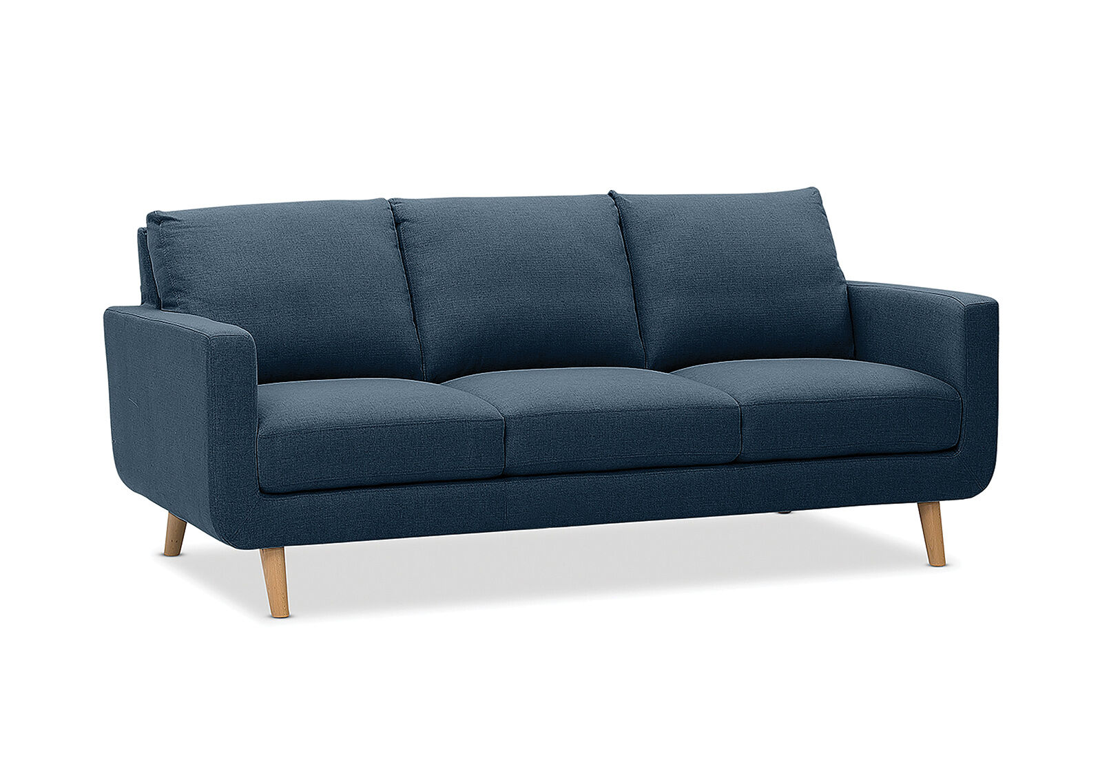 NAVY PHOEBE Fabric 3 Seater Sofa