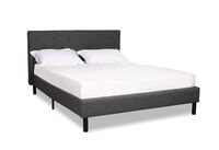 BRIGITTA - Grey Queen Bed BRIGITTA
