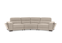 ELISEO FABRIC - 4 Seater Wedge Sofa ELISEO FABRIC