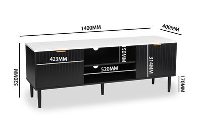 SHAW - 2 Drawer Entertaiment Unit