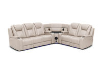 SENTINAL MK2 LEATHER - 5 Piece Corner with LHF 3 Seater SENTINAL MK2 LEATHER