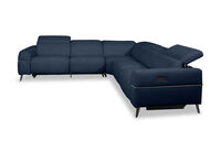 SERAFINI FABRIC - Corner Lounge with 2Inbuilt Electric Recliners SERAFINI FABRIC