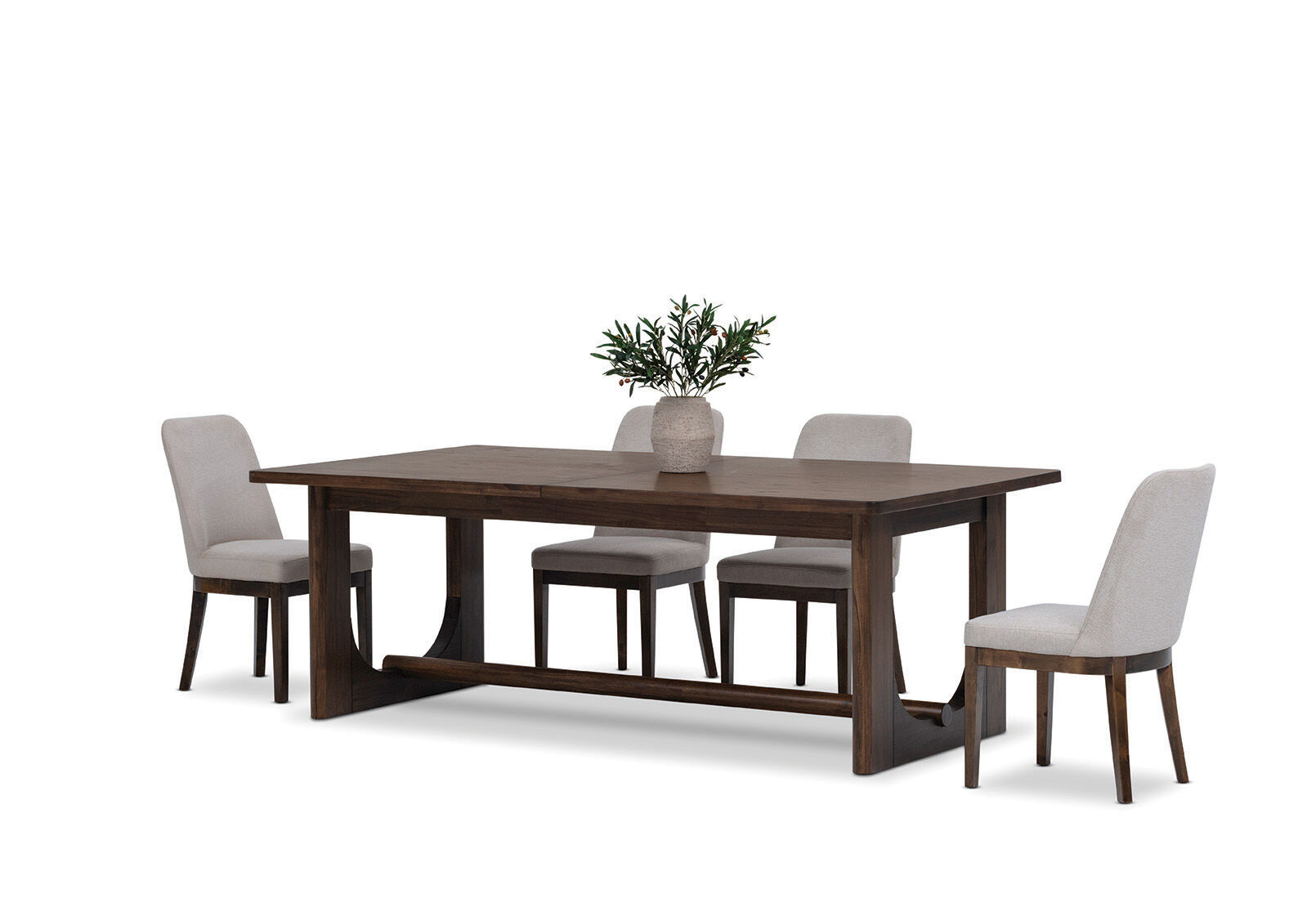 NICCOLO - 7 Piece Extension Dining Suite with Santino Dining Chairs. NICCOLO