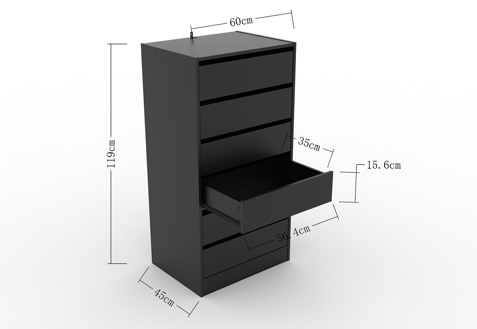 HOWARD - 6 Drawer Wardrobe HOWARD