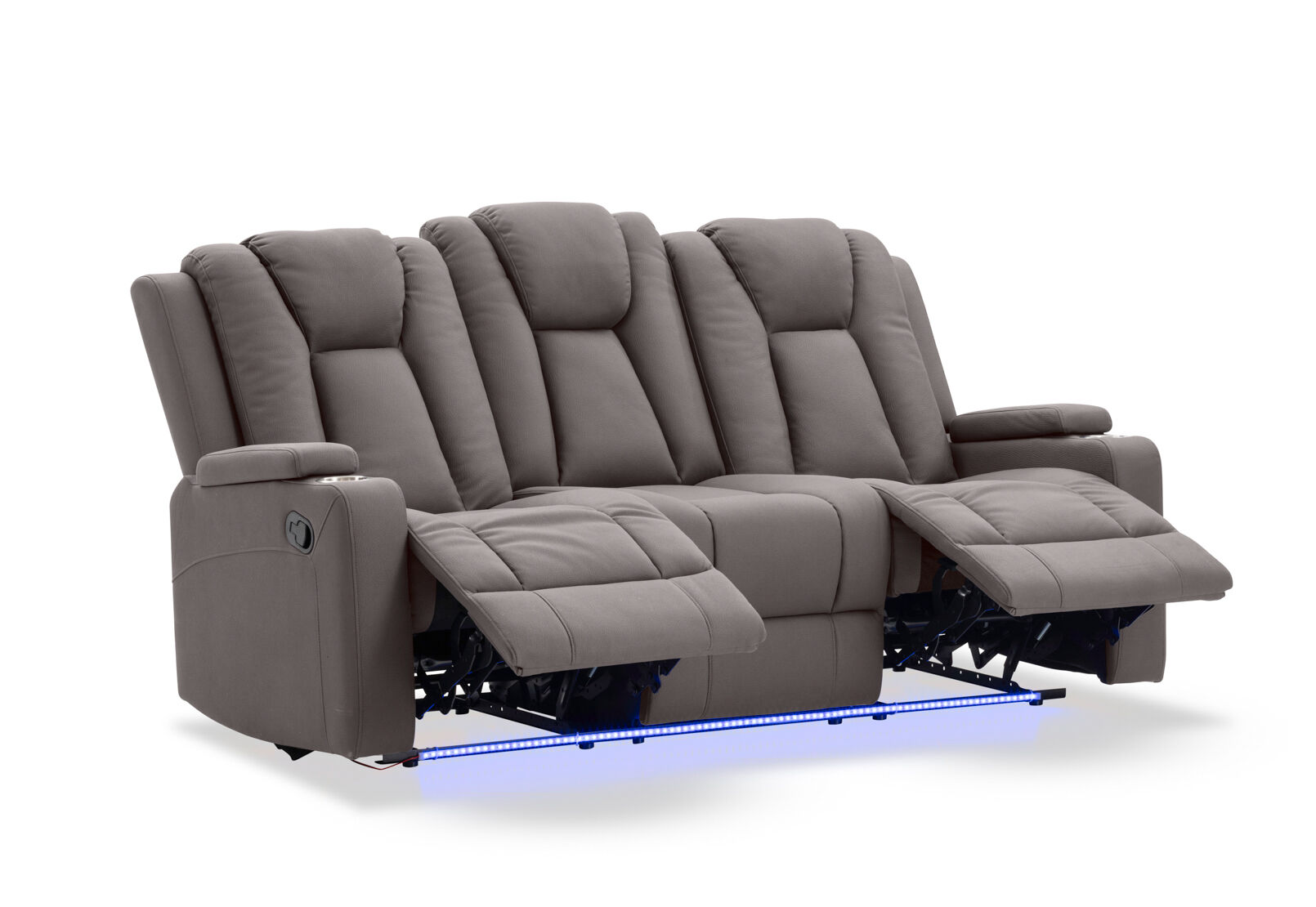 TRAVIS FABRIC - 3 Seater with Recliners TRAVIS FABRIC