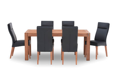 SILVERWOOD - 7 Piece Dining Suite with Asheville Chairs