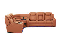 SENTINAL MK2 LEATHER - 5 Piece Corner with LHF Console SENTINAL MK2 LEATHER