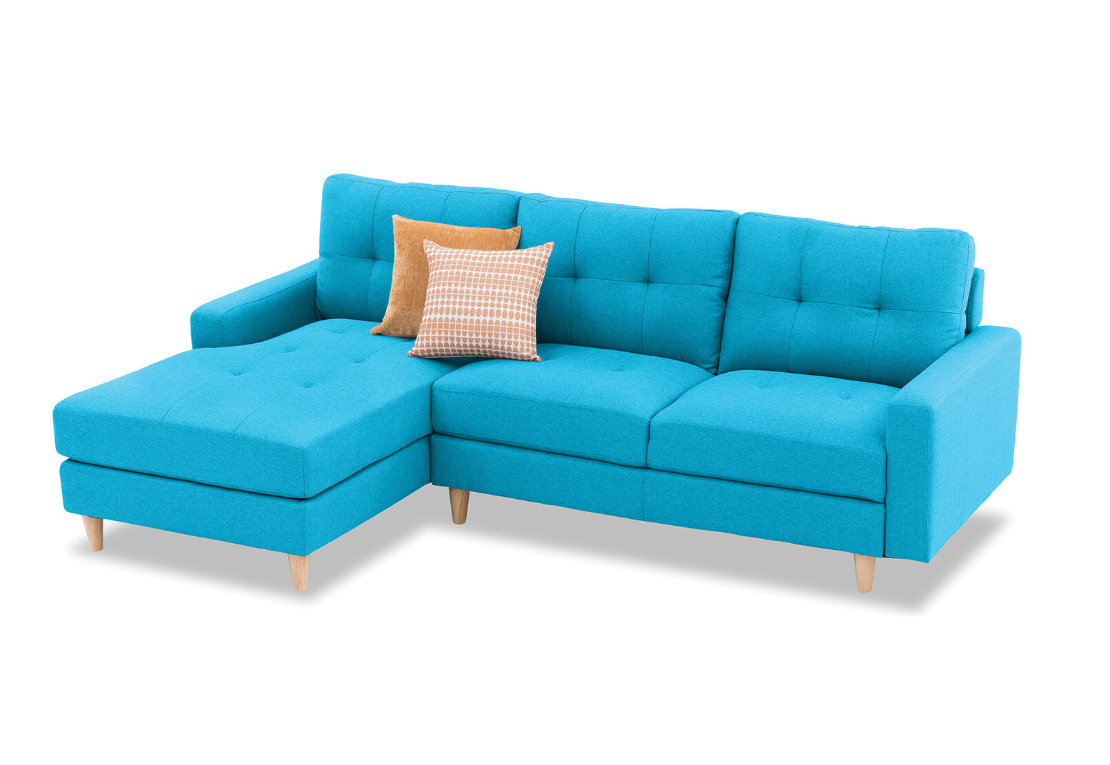 KELLER - Fabric 3 Seat LHF Chaise KELLER