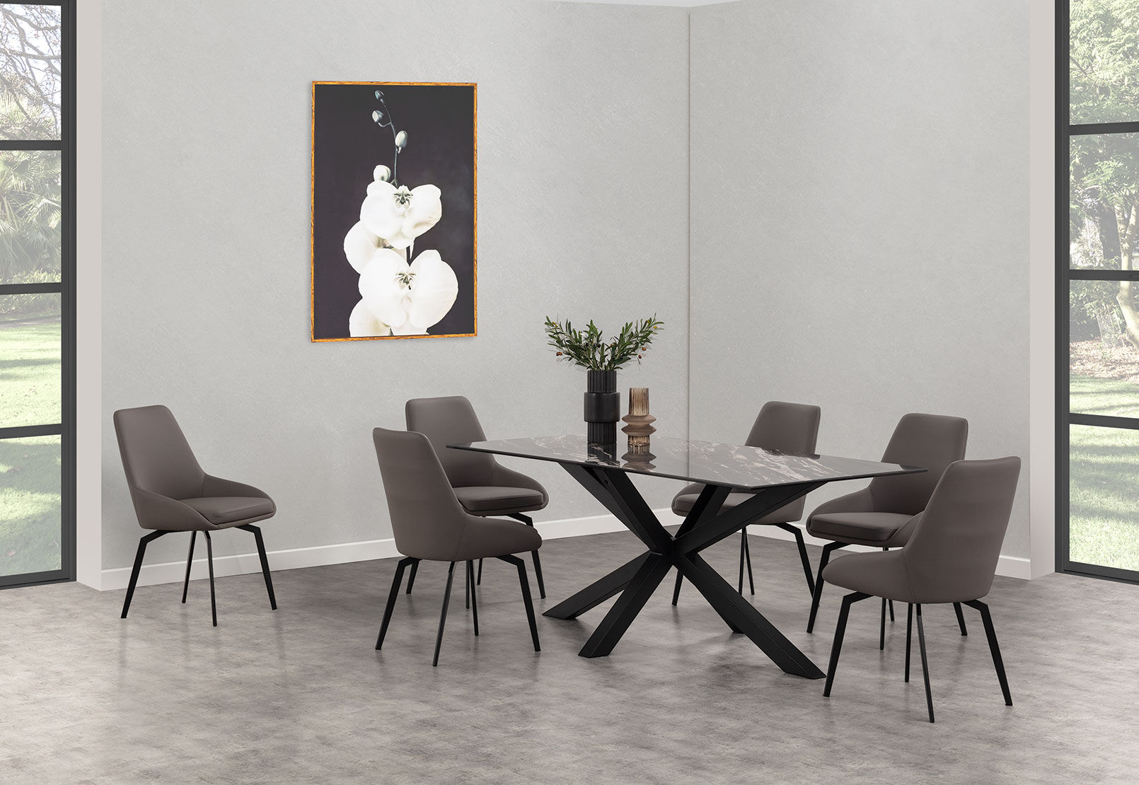 BRONTES - 7 Piece Dining Suite BRONTES