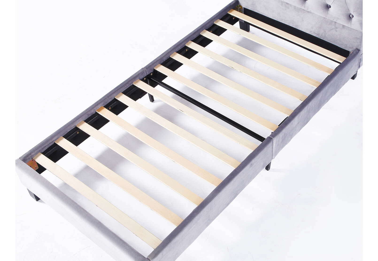 STEPHANIE - Grey Single Bed STEPHANIE