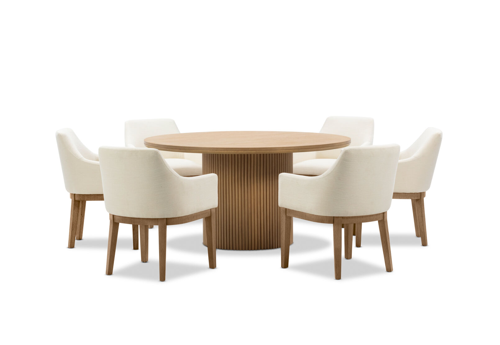 MIRAN - 7 Piece 1500 Dining Suite with Armondo Dining Chairs MIRAN