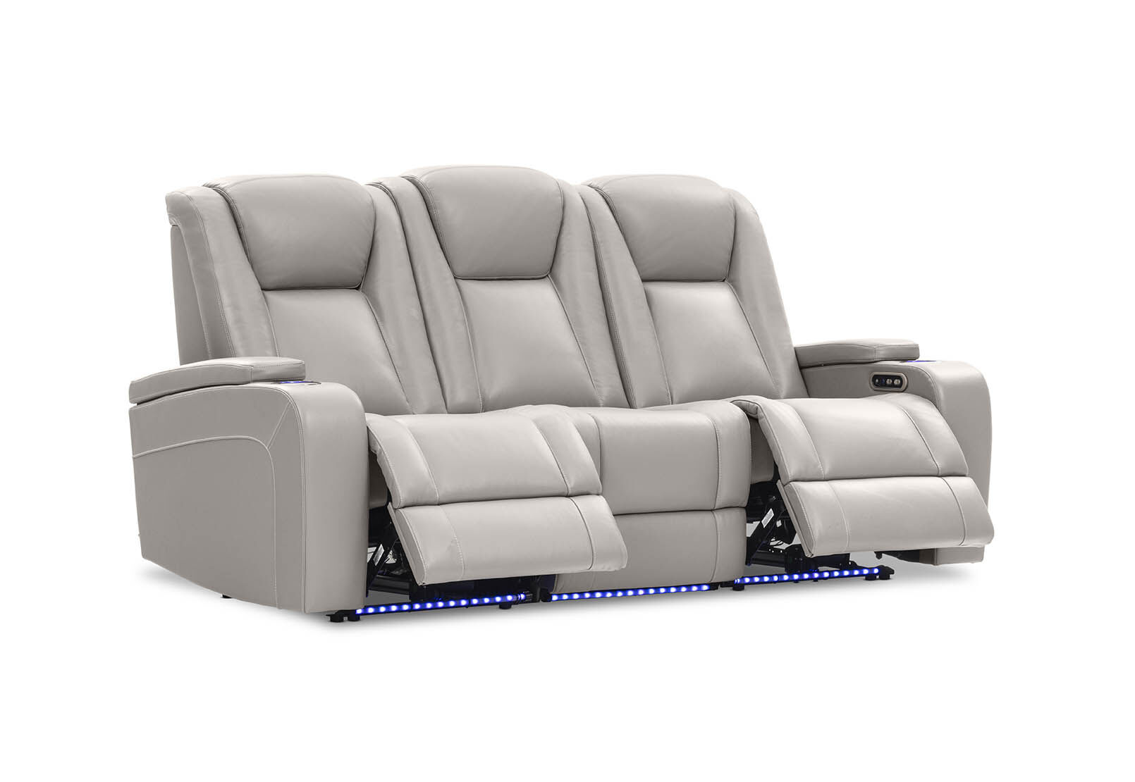 SENTINAL MK2 LEATHER - 3 Seater with 2 Electric Recliners SENTINAL MK2 LEATHER