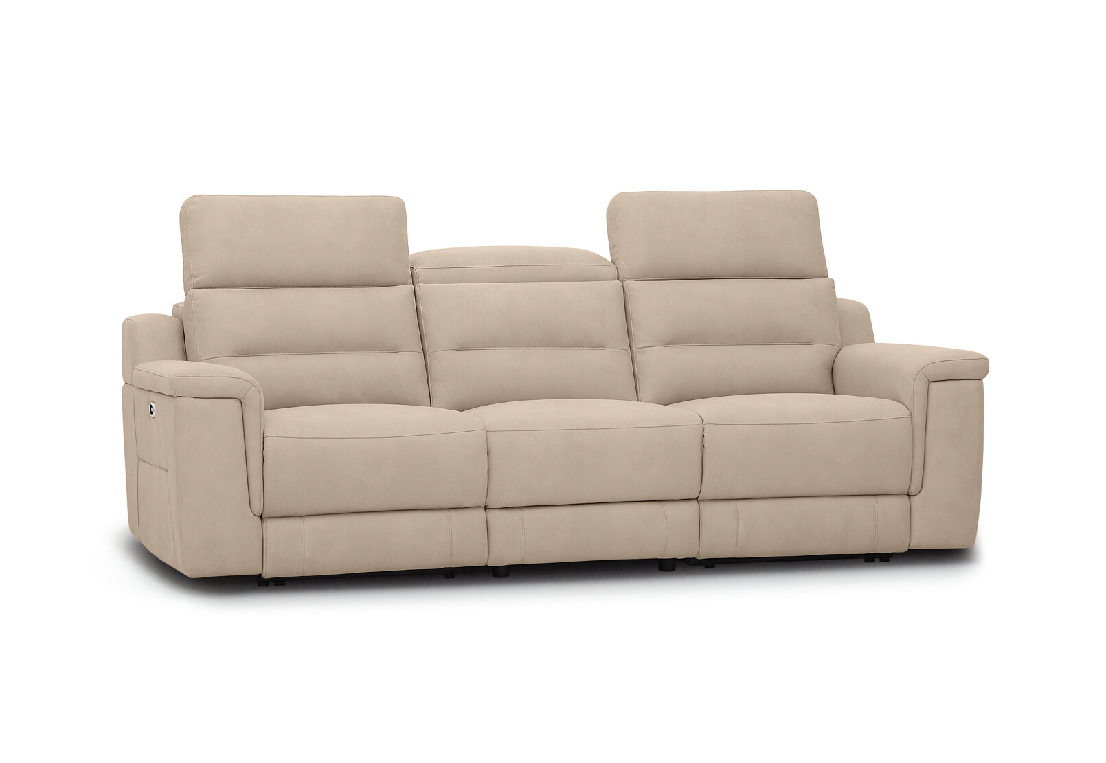 JEFFRIES FABRIC - 3 Seater Electric Recliners JEFFRIES FABRIC
