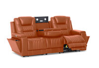 AGASSI LEATHER - 3 Seater with Dual Electric Recliners AGASSI LEATHER