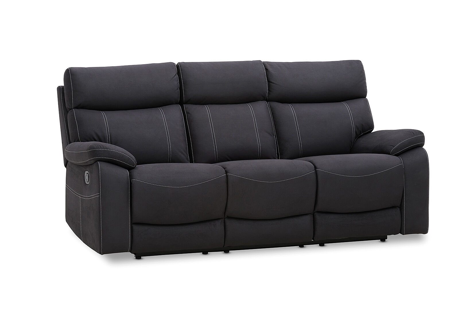 ALFRED - Fabric 3 Seater with 2 Inbuilt Recliners ALFRED