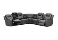 SENTINAL MK2 LEATHER - 5 Piece Corner with RHF Console SENTINAL MK2 LEATHER