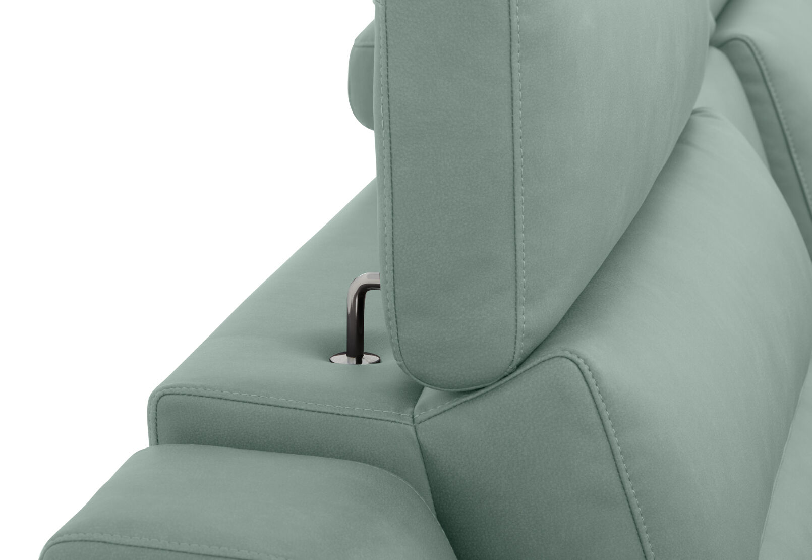 JEFFRIES FABRIC - Corner Lounge with Inbuilt Electric Recliner and RHF Chaise JEFFRIES FABRIC
