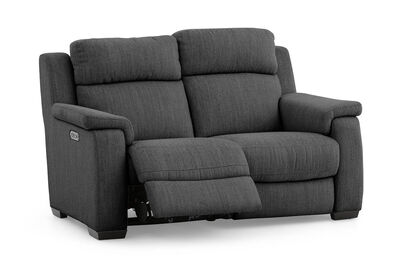 CAPELLO - Fabric 2 Seater Sofa with 2 Inbuilt Electric Recliners
