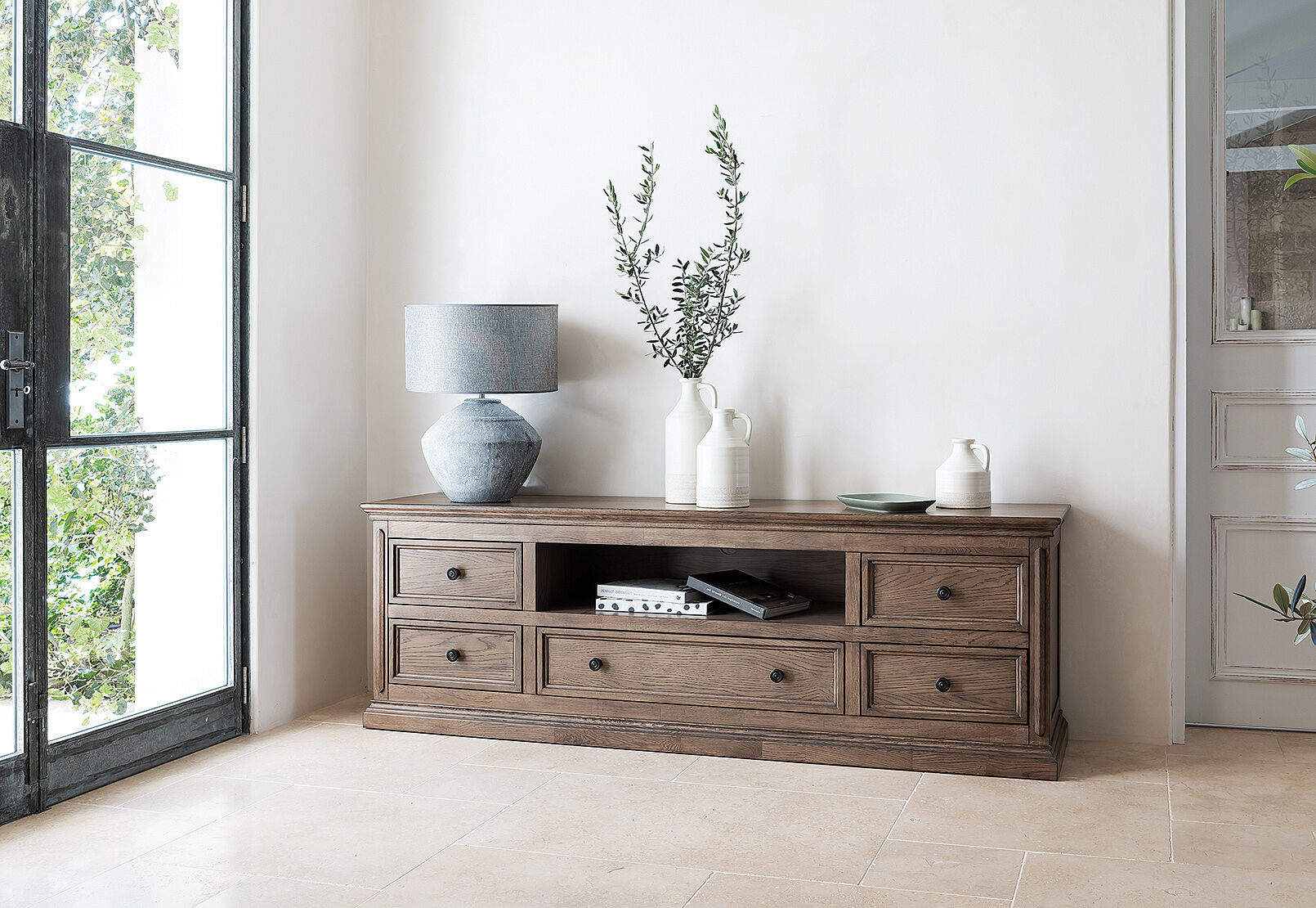 LA SALLE - 5 Drawer Entertainment Unit LA SALLE