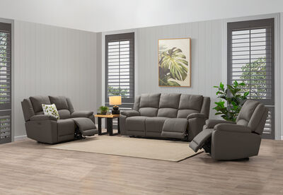 RODDICK FABRIC - 2 Seater with Electric Recliners