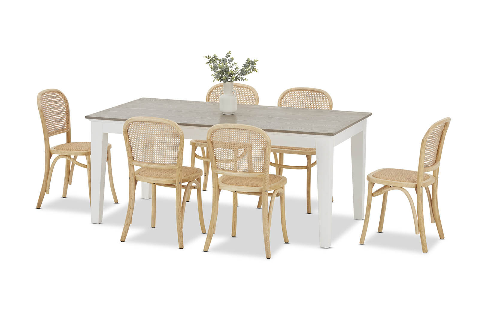 MARSEILLE - 7 Piece Dining Suite with Toulouse Dining Chairs MARSEILLE