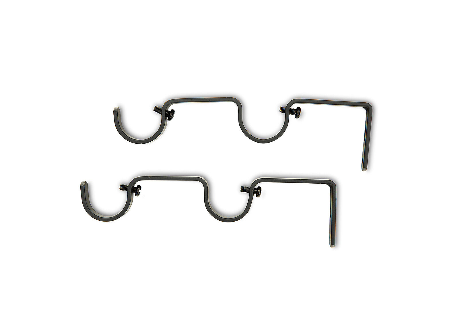 BRACKET DOUBLE CURTAIN ROD - Double Curtain Rod BRACKET DOUBLE CURTAIN ROD