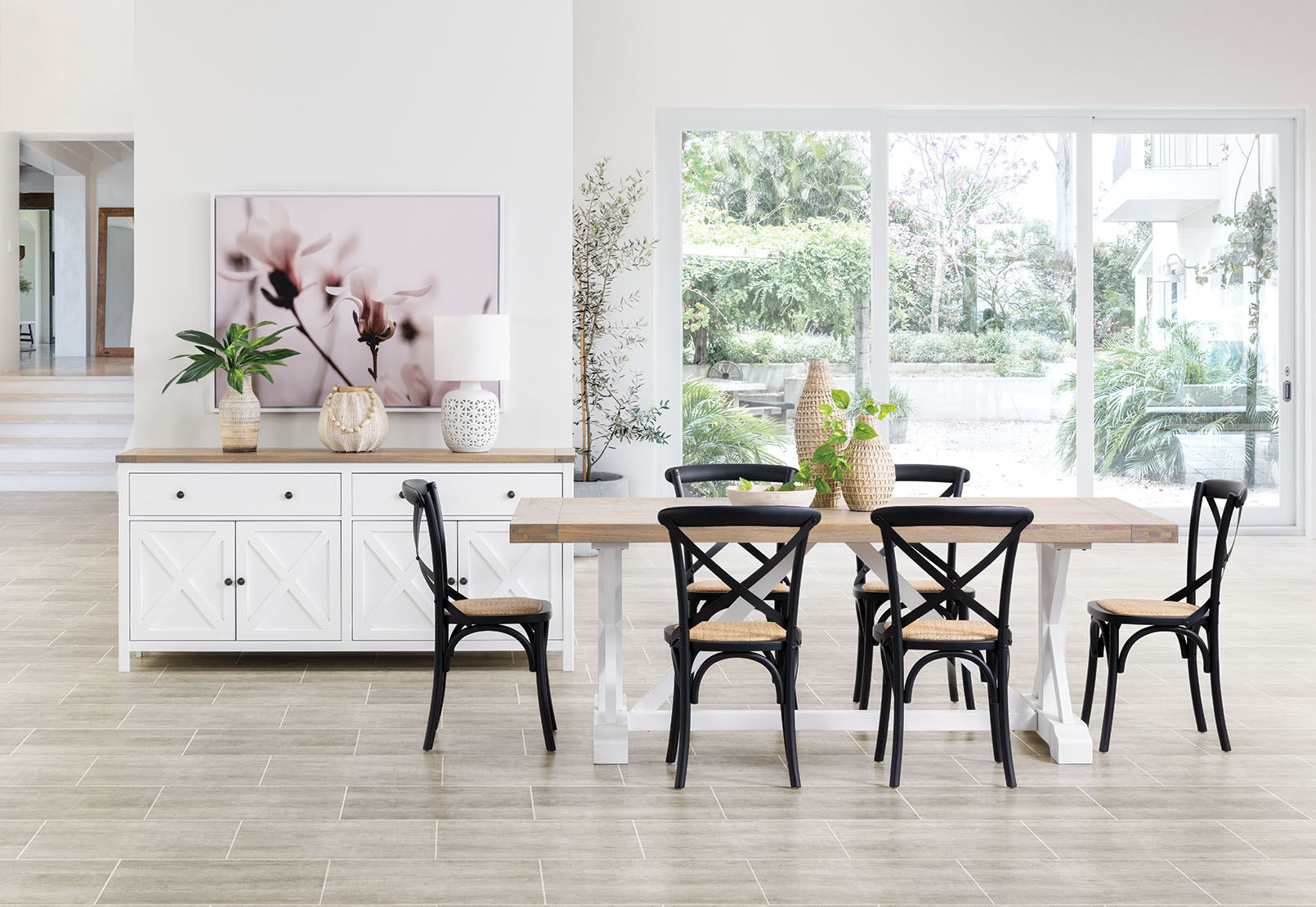 Amart cross shop back chairs