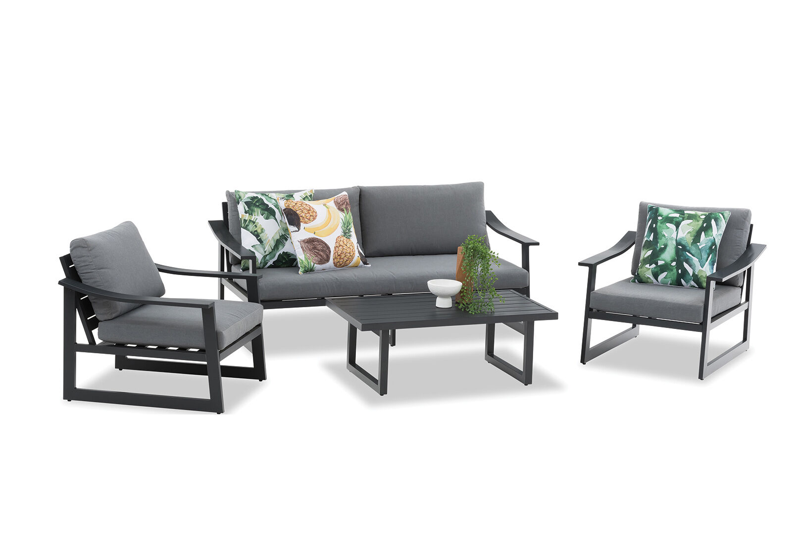 ZARIAH - 4 Piece Outdoor Lounge Setting ZARIAH