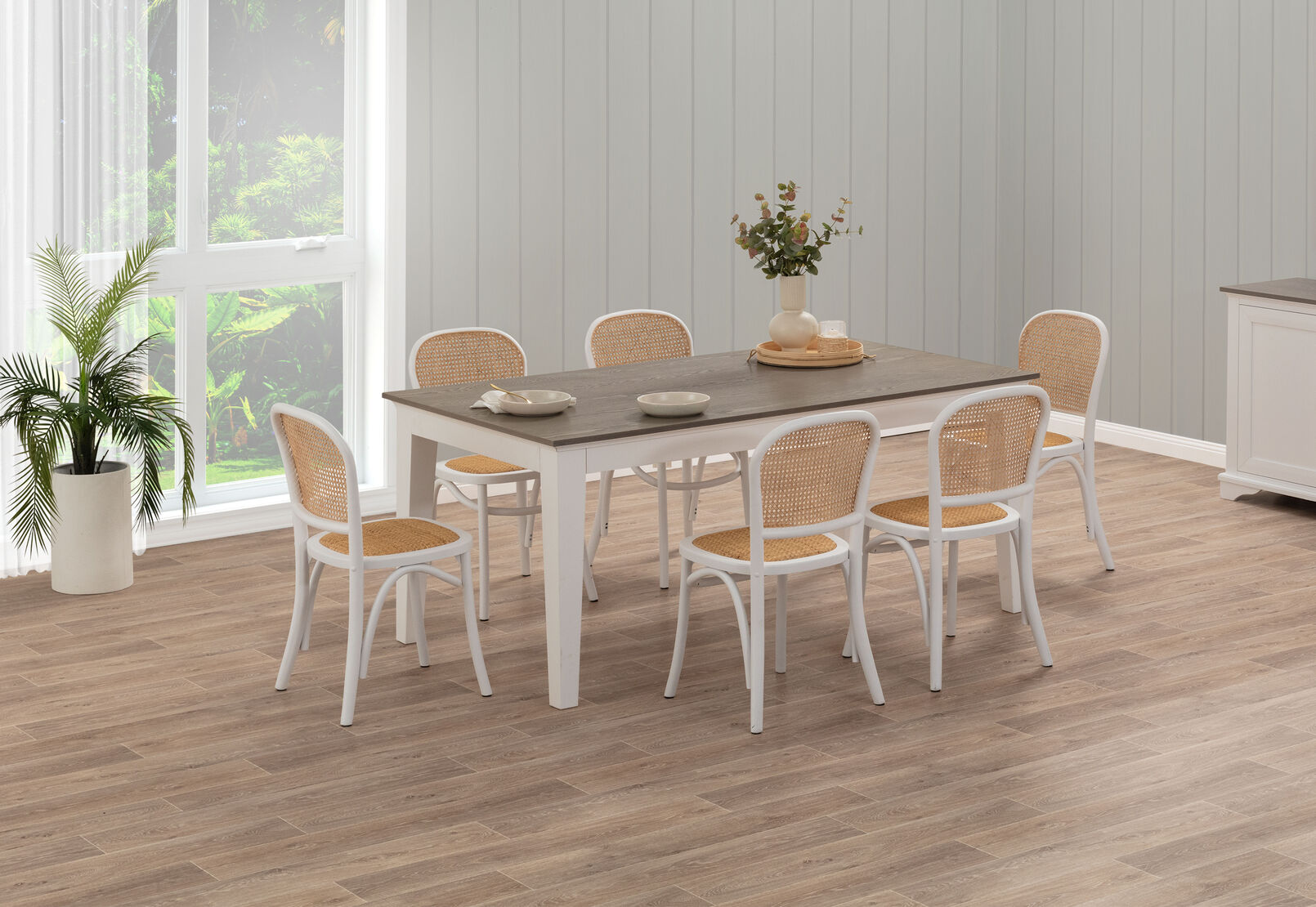 MARSEILLE - 7 Piece Dining Suite with Toulouse Dining Chairs MARSEILLE