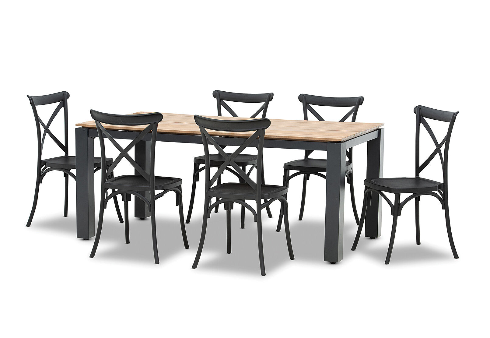 Mornington 7 Piece Outdoor Dining Skylar Chairs Amart