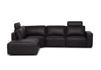 BARTELLE LEATHER - 5 Piece LHF Corner Chaise BARTELLE LEATHER