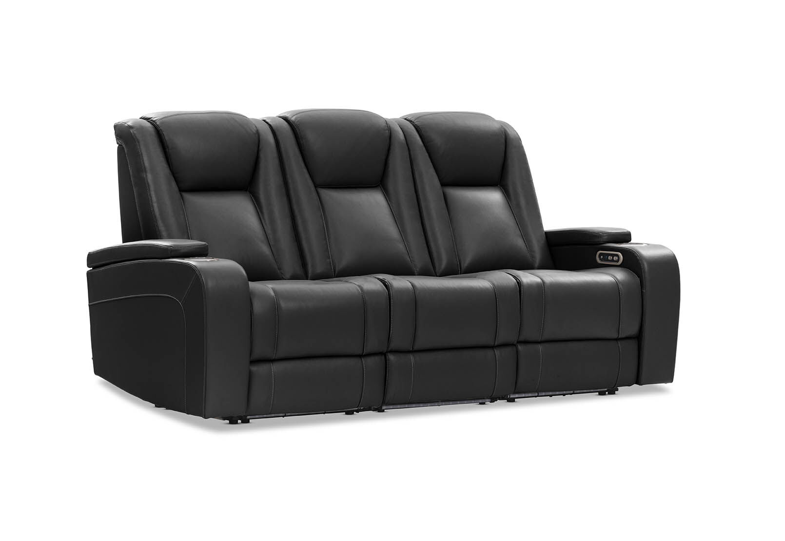 SENTINAL MK2 LEATHER - 3 Seater with 2 Electric Recliners SENTINAL MK2 LEATHER