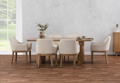 MIRAN - 7 Piece 2100 Dining Suite with Armondo Dining Chairs