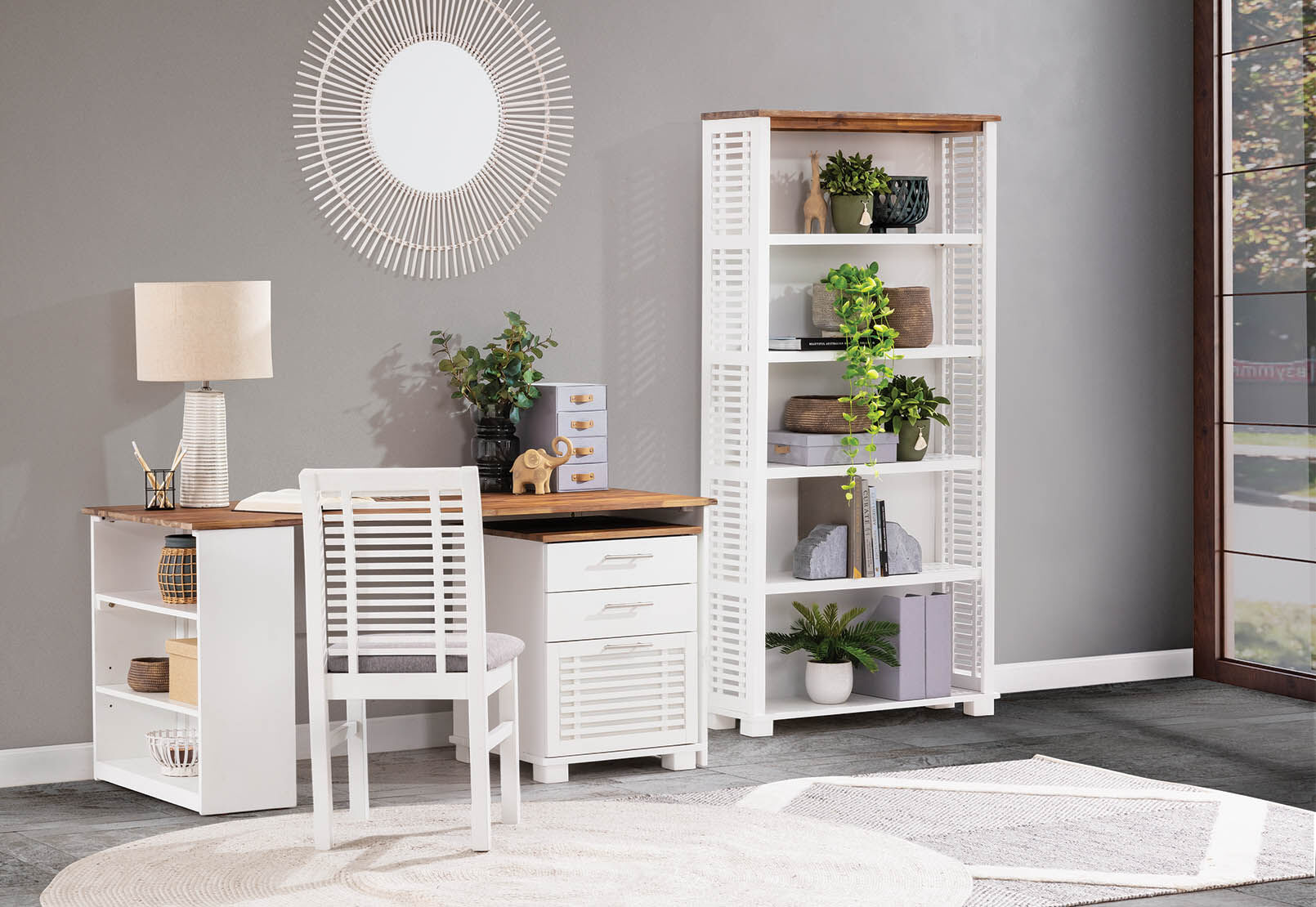 SANTO ANDRE - 5 Tier Bookcase SANTO ANDRE