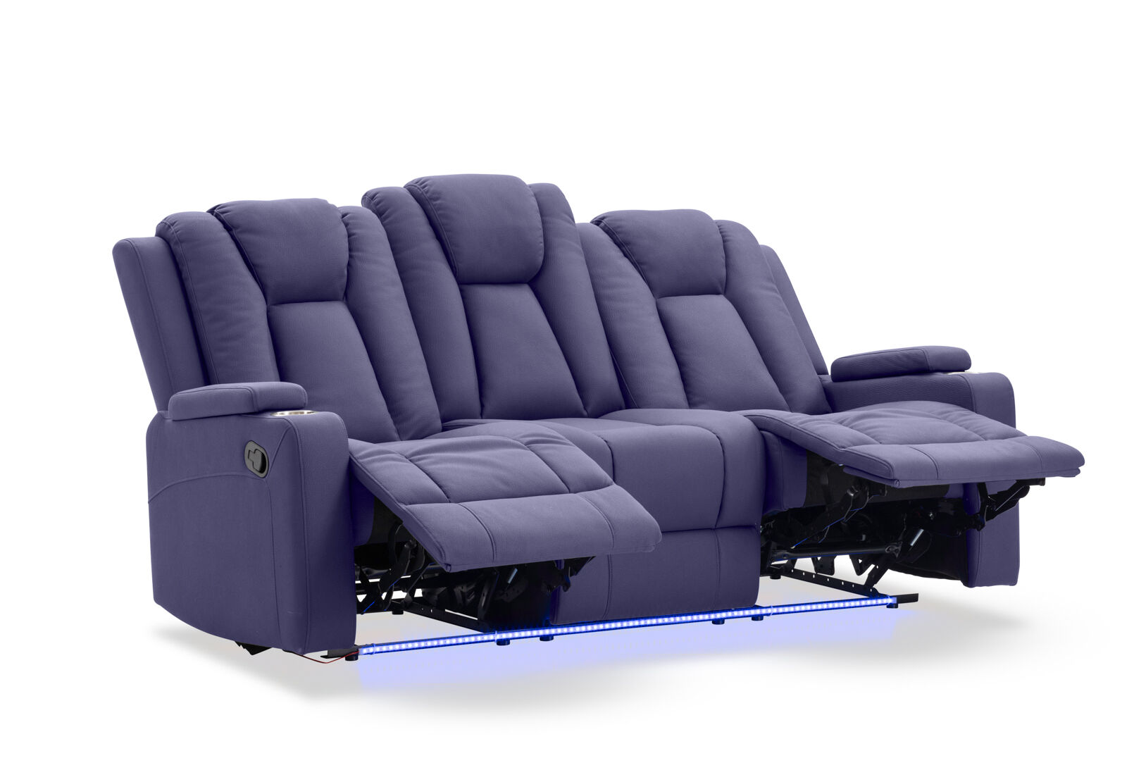 TRAVIS FABRIC - 3 Seater with Recliners TRAVIS FABRIC