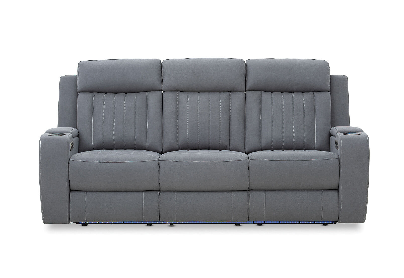HERCULES - Fabric 3 Seater with Inbuilt Electric Recliners HERCULES