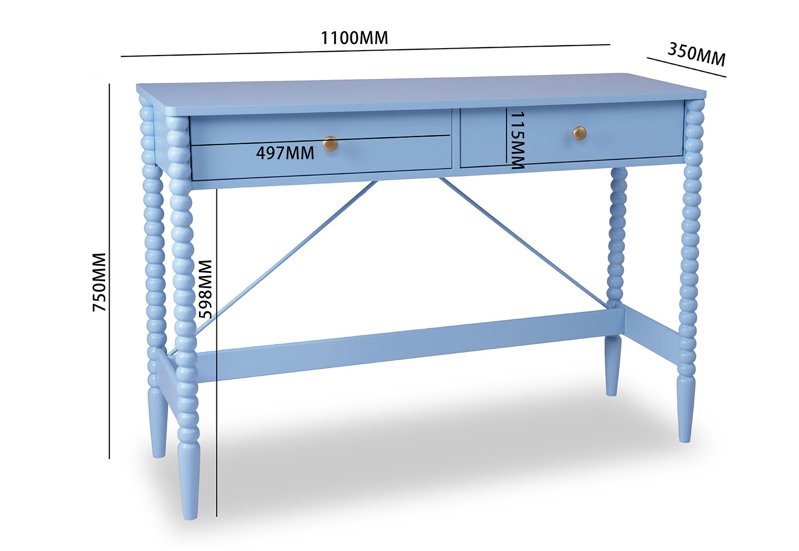 PORDENONE - Sofa Table PORDENONE