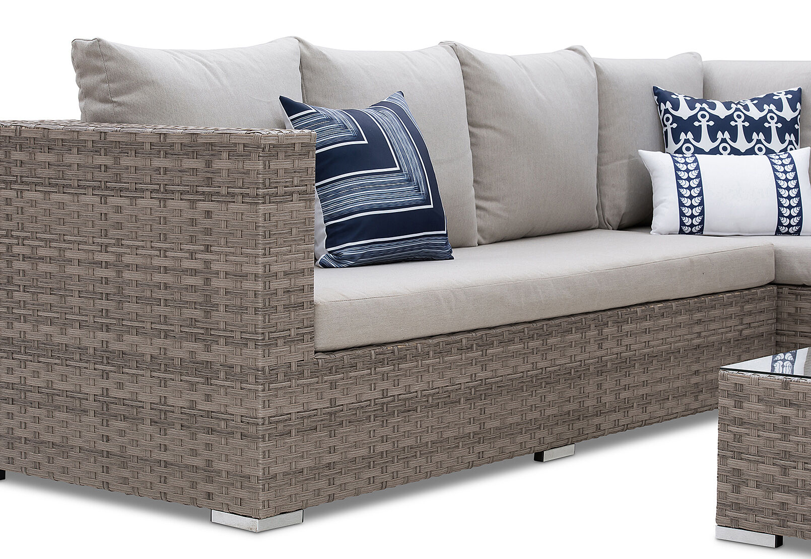 BARBOSA - 4 Piece Outdoor Modular Lounge Setting BARBOSA