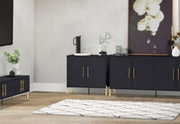 DELGADO - Black Wine Cabinet DELGADO
