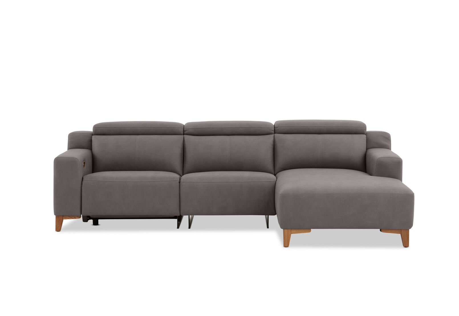 GAGE FABRIC - 3 Seater Sofa with Electric Recliner and RHF Chaise GAGE FABRIC
