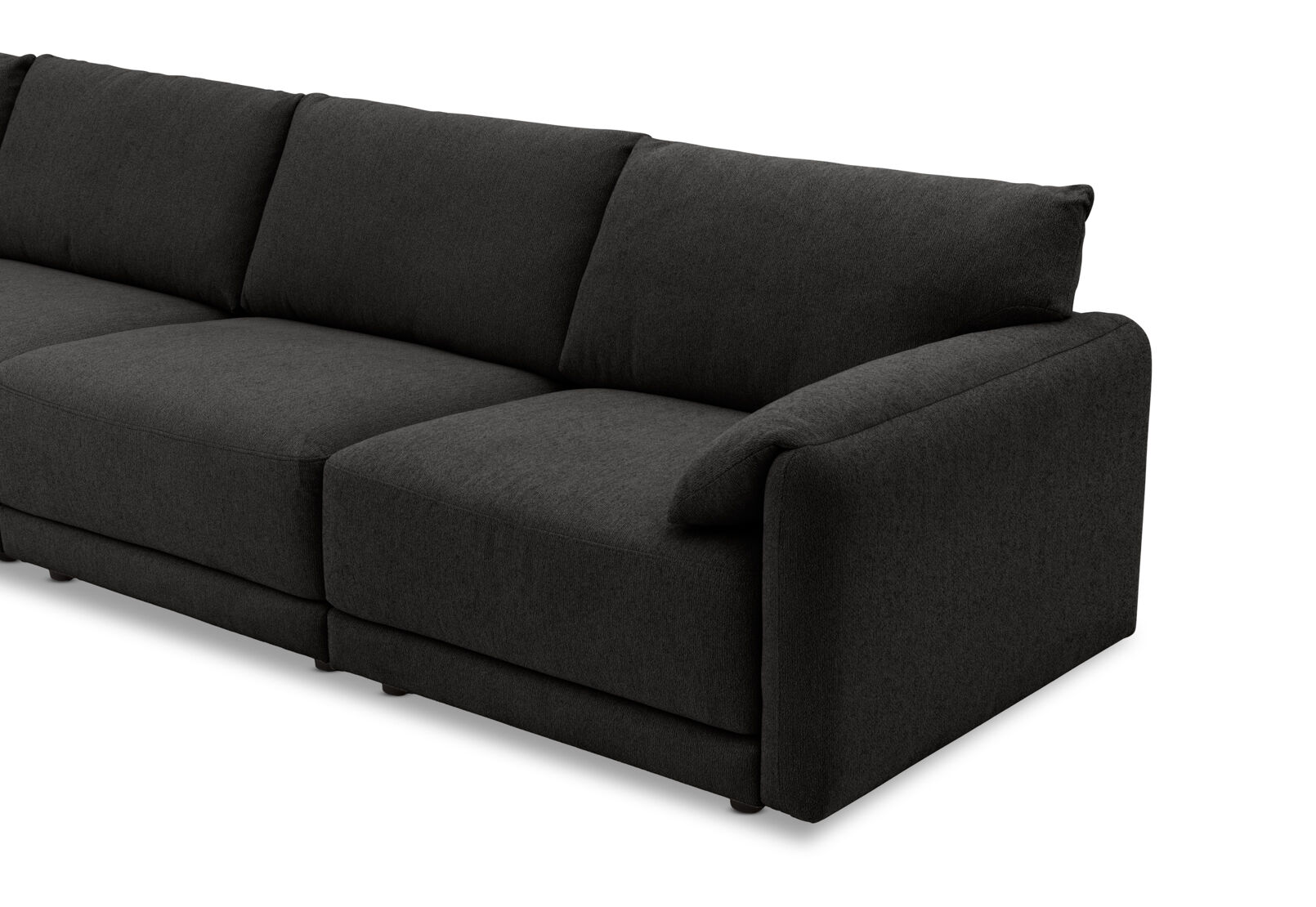 VARLEY FABRIC - 6 Seater Corner Lounge Setting. VARLEY FABRIC
