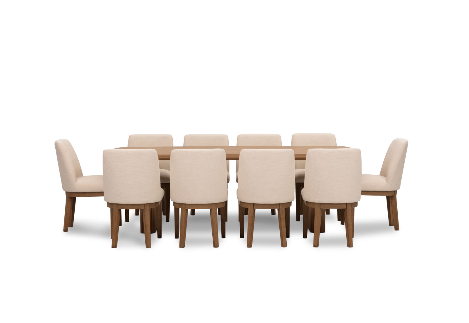 MIRAN - 11 Piece 2400 Dining Suite with Cora Dining Chairs. MIRAN