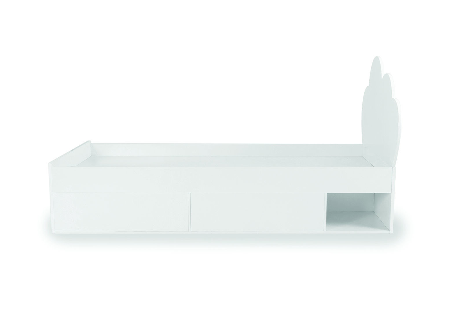 McLEAN - Single Bed Cloud Headboard with Storage McLEAN