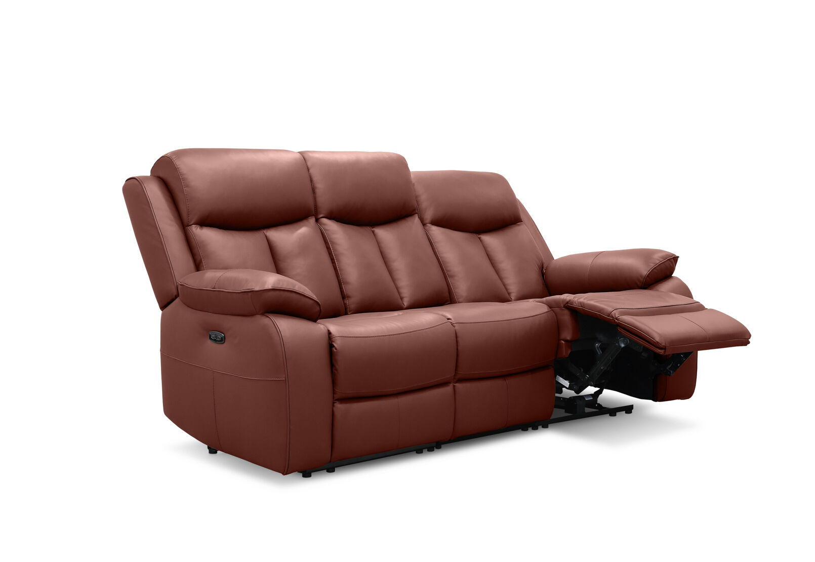 DACIA LEATHER - 3 Seater Sofa with 2 inbuilt Electric Recliners DACIA LEATHER