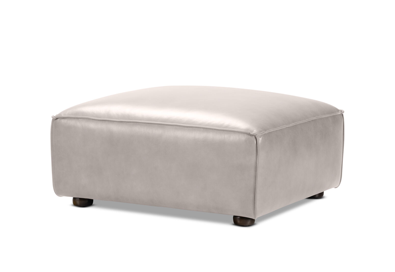 BARTELLE LEATHER - Ottoman BARTELLE LEATHER